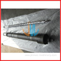 Injection molding screw barrel for plastic